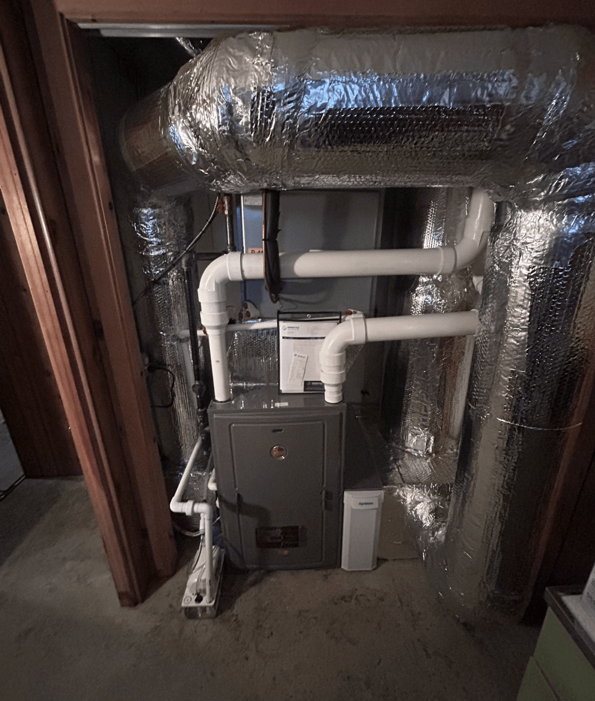 Furnace installation