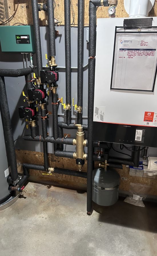 New Viessmann boiler installation complete