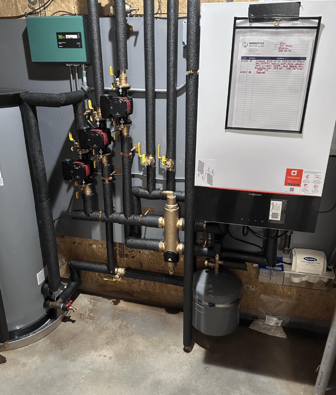 Boiler installation