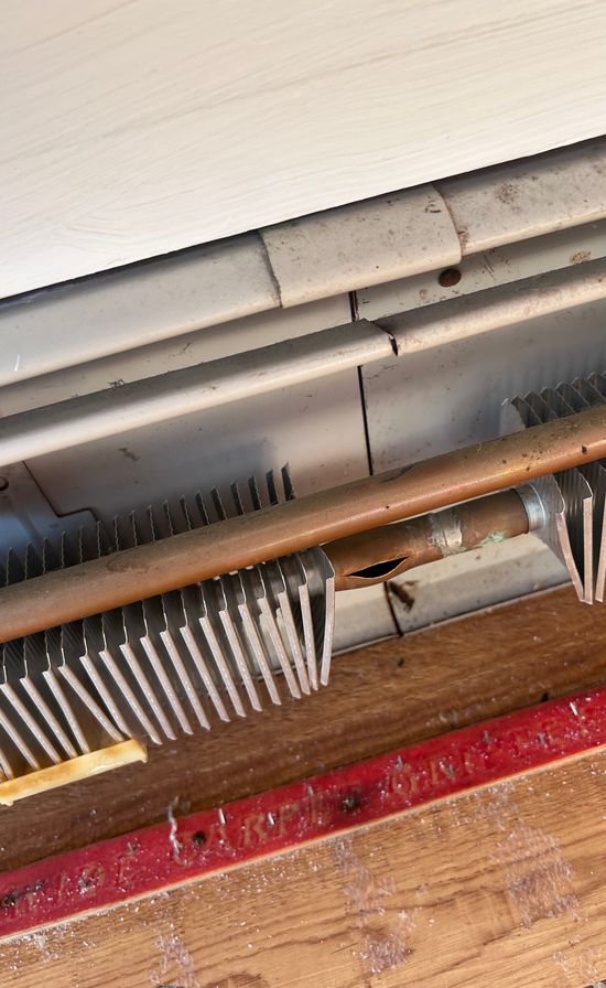 Burst pipe emergency before repair